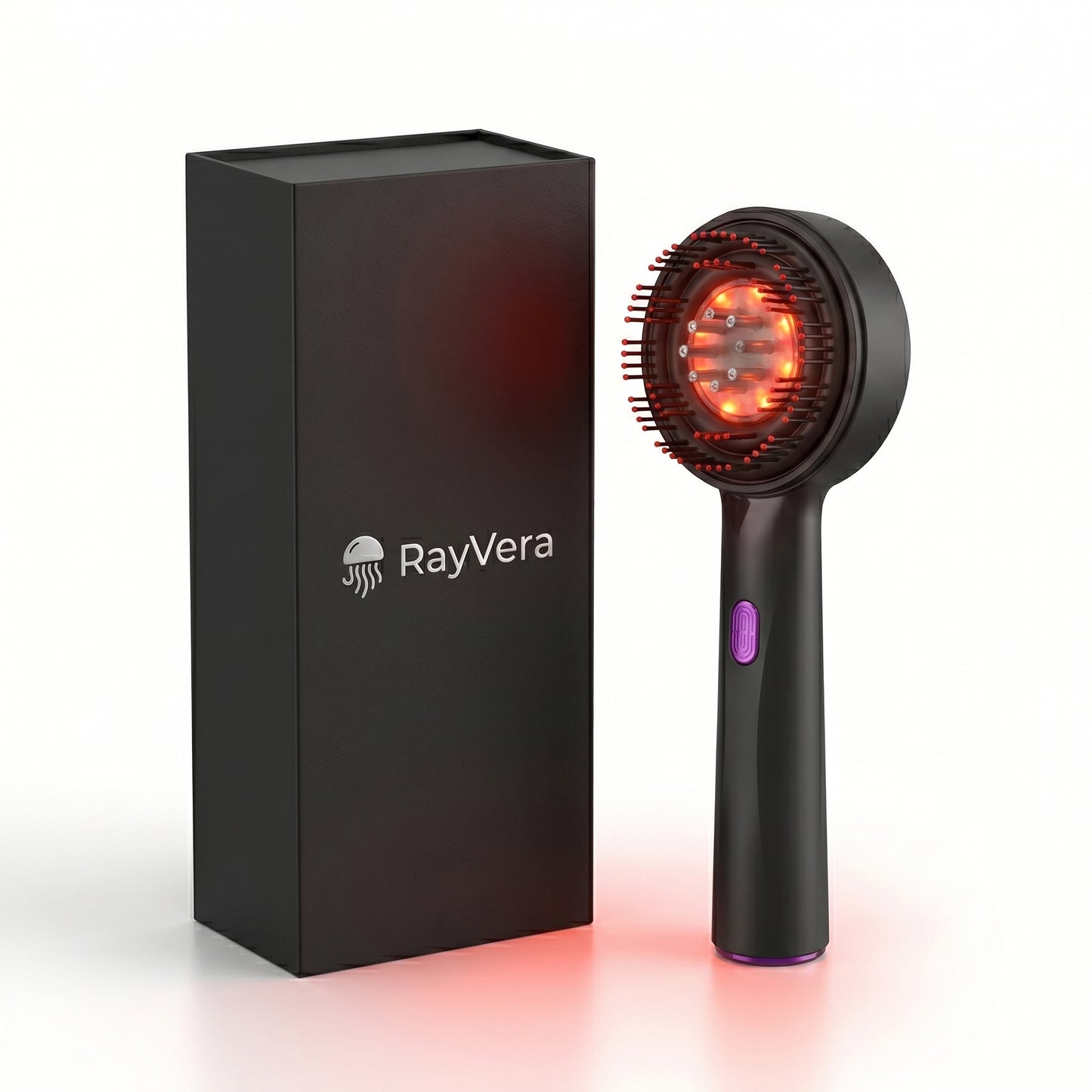 RayVera Scalp Pro — Masajeador de Cuero Cabelludo con Luz Roja